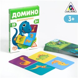 Развивающая игра «Домино. Динозаврики», 3+ 6254619