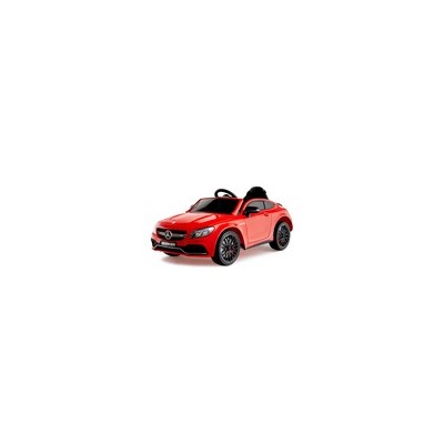 Электромобиль MERCEDES-BENZ C63 S AMG, цвет красный, EVA колеса 4351836