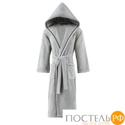 SCSTRPGRIM Халат мужской Soft cotton STRIPE серый M