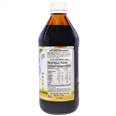 Dynamic Health  Laboratories, Once Daily Tart Cherry, Ultra 5X, вишня, 100% концентрированный сок, 473 мл (16 жидк. унций)