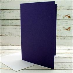 051-7800 Заготовка для открытки "Фиолетовая", с конвертом