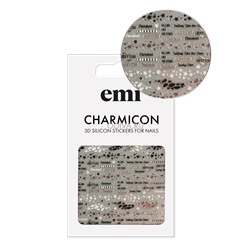 EMI, Charmicon 3D Silicone Stickers - 3D-наклейки для ногтей №217 (Звездная пыль)