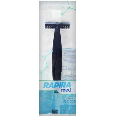 Станок для бритья одноразовый Рапира RAPIRA Med для операционного поля с 1 лезвием и гребенкой (1 шт.)