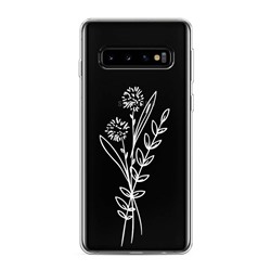 Силиконовый чехол Цветы Одуванчик на Samsung Galaxy S10