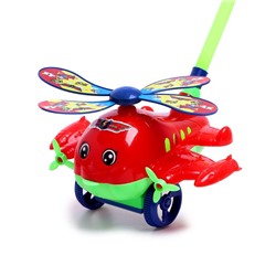 Каталка на палочке "Вертолет", цвета МИКС 6938228