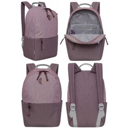 Рюкзак молодежный RXL-327-1/3 пурпурный 24х37,5х12 см GRIZZLY