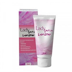 Lady Factor LubriStar (интимный гель-лубрикант с противовирусным дейстивем), 50мл, Сашера-Мед