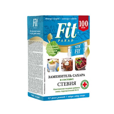 Заменитель сахара FIT PARAD №14 100 саше в упак.