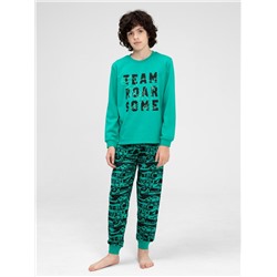 Пижама для мальчика Cherubino CWJB 50144-37 Зеленый