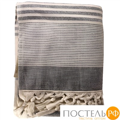 PL005/03 Пляжное полотенце пештемаль 100% хлопок Atina серый (90*170)
