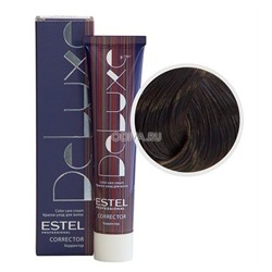 Estel, De Luxe Correct - краска-уход (0/77 коричневый), 60 мл