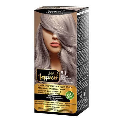 Белита-М Hair Happiness  HAIR Happiness краска для волос тон № 9.1 Светлый пепельный блондин