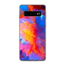 Силиконовый чехол Яркий всплеск на Samsung Galaxy S10