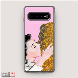 Жидкий чехол с блестками Oh Boy! на Samsung Galaxy S10