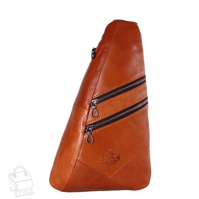 Рюкзак мужской кожаный 99012G brown Zinimsk