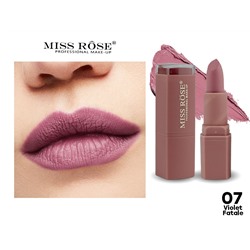 Кремовая помада Miss Rose, тон 07 Violet Fatale