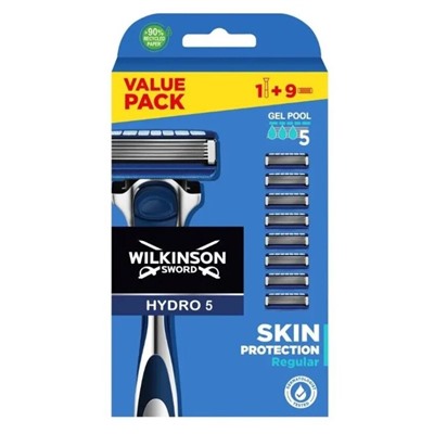 Станок для бритья Schick (Wilkinson Sword) HYDRO-5 Skin Protection Regular (+6 кассет)