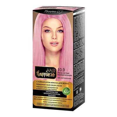 Белита-М Hair Happiness  HAIR Happiness краска для волос тон № 10.9 Очень светлый розовый блондин