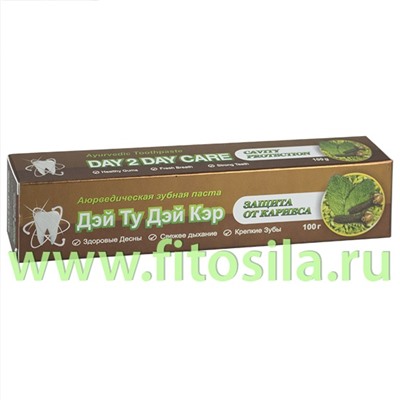 Зубная паста аюрведическая "Дэй Ту Дэй Кэр" Защита от кариеса, 100 г