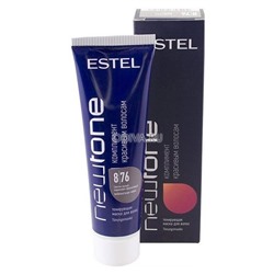 Estel, Newtone - тонирующая маска для волос (8/76 Светло-русый коричнево-фиолетовый), 60 мл