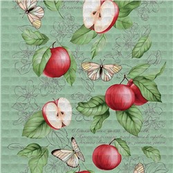 Ткань вафельное полотно 50 см Яблоневый Цвет арт. 62184-1 (светло-зеленый)