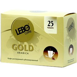 LEBO. Gold карт.пачка, 25 пак.