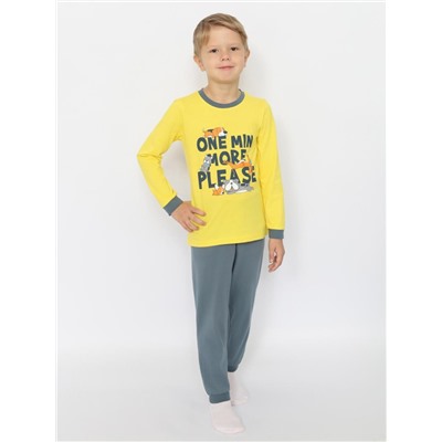 Пижама для мальчика Cherubino CWKB 50136-30 Желтый