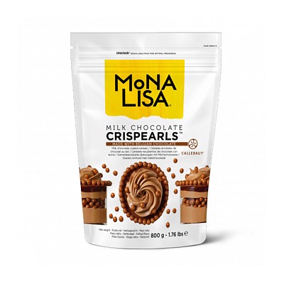 Callebaut Crispearls драже молочный шоколад (CHM-CC-CRISPEO-02B), 0,8 кг
