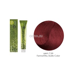 FarmaVita, B.Life Color - крем-краска без аммиака (7.66 Блондин насыщенный красный)