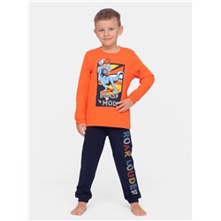 Пижама для мальчика Cherubino CSKB 50079-29 Оранжевый