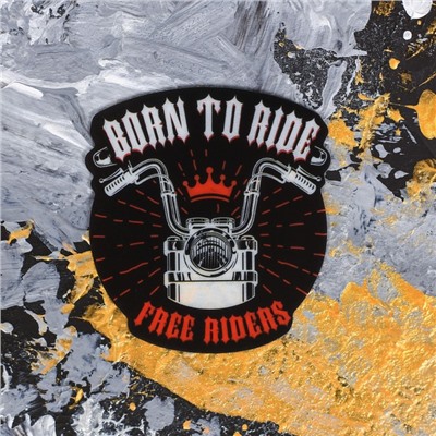 Наклейка для айкос "Born to ride"