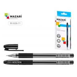 Ручка гелевая "REGINA" 0.5мм черная, с грипом M-5526-71 Mazari