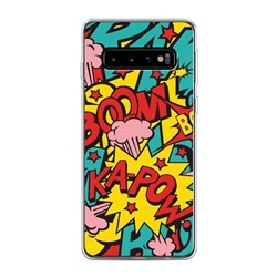 Силиконовый чехол Постер pop art на Samsung Galaxy S10