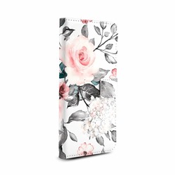 Чехол-книжка Розы на белом на Samsung Galaxy A51