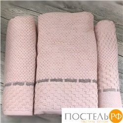 T0870/03 Набор полотенец PUPILLA MONET хлопок 3 шт (50*80,50*90,70*140) розовый
