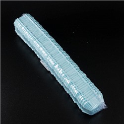 Капсулы для конфет голубые квадрат. 35*35 мм, h 25 мм, 1000 шт.