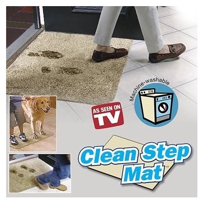 Супервпитывающий придверный коврик New Clean Step Mat (Клин Степ Мат) Серый