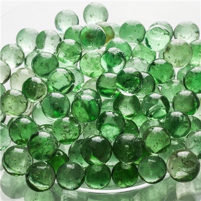 Стеклянные шарики (эрклез) "Рецепты Дедушки Никиты", фр 20, Светло-зеленые, 0,5 кг
