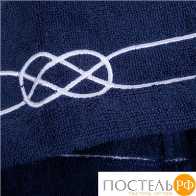 1013G10007122L Халат мужской Soft cotton MARINE тёмно-синий L