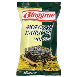 Хрустящие чипсы со вкусом морской капусты, Бингрэ (Binggrae), 50 г Акция