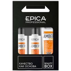 Epica Набор Amber Shine Organic (шампунь 250мл + кондиционер 250мл + маска 250мл) 29189