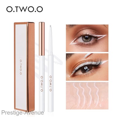 O.TWO.O Гелевая подводка для глаз Gel Eyeliner Waterproof Soft Eye Liner Pencil Quick Dry Makeup SC028 №01 White