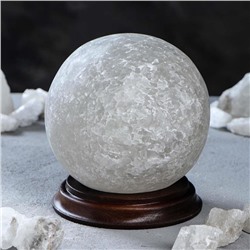 Соляная лампа "Шар малый", цельный кристалл, 14 см, 2-3 кг