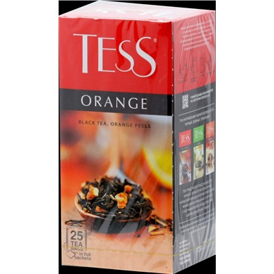 TESS. Classic Collection. ORANGE (черный) карт.пачка, 25 пак.